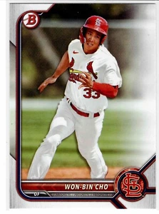Draft Bowman Won-Bin Cho Cardenales de San Luis 2022 - Imagen 1 de 3