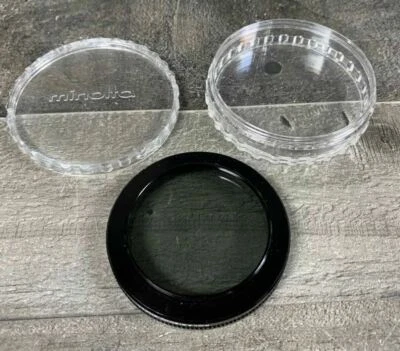 Minolta Circular Polarizing Filter 55mm Japan Polarizer Lens Camera Case Vintage - Image 1 of 4