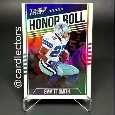 2020 Panini Prestige Football EMMITT SMITH Honor Roll #HR-ES Base Insert COWBOYS - Image 1 of 2