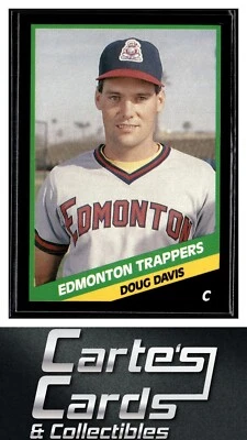 Doug Davis 1988 CMC Edmonton Trappers #18 California Angels Foto 1 de 2