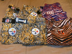 NFL Herren Zubaz Hose Football Zebra Crazy Print Pitts, Cincy, NYG, Jack, Auswahl Neu mit Etikett. - Bild 1 von 12