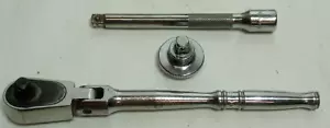 3 Pcs. Snap On Lot 1/4” Drive Flex Head Ratchet TF936, TMXK4, TMS70 A USA - Foto 1 di 8