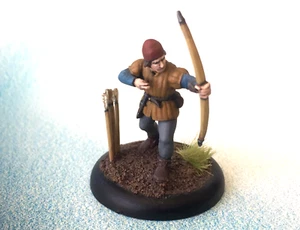 Militia Archer Cap Premium Hand Painted/Based Dungeons & Dragons Miniature s675 - Picture 1 of 4