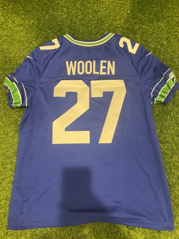 NWT Tariq Woolen #27 Seattle Seahawks Nike Limited Jersey Throwback XL Authentic Cover