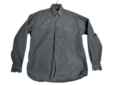 Camisa occidental Stetson L/S negra con botones para hombre grande Foto 1 de 4