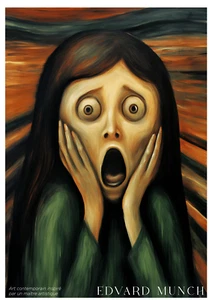 Famous Artists EVARD MUNCH  - A4 Wall Art Prints on Quality 250 g/m Card - Picture 1 of 21