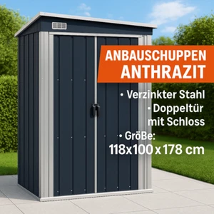 Geräteschuppen Wandmontage Gerätehaus Gartenhaus Gartenschrank Geräteschrank - Bild 1 von 8