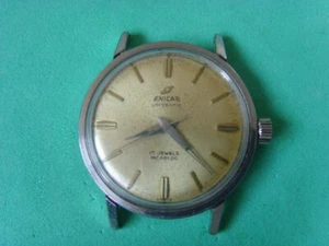 Reloj usado manual mecánico vintage Swiss Enicar 17J - Imagen 1 de 8