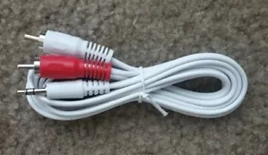 NEW Genuine SONOS Aux Audio 3.5mm Stereo Male to 2 RCA Y CABLE 6-Feet - 1.8 M - Picture 1 of 2