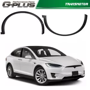 Fit For Tesla Model X 16-21 Front Right & Left Fender Wheel Flare Molding Trims - Picture 1 of 10