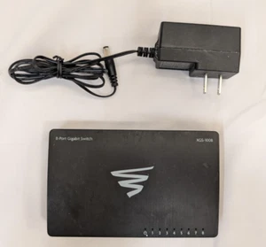 LUXUL XGS-1008 v2 8-Port Gigabit Unmanaged Switch w/ Power adapter - Picture 1 of 3