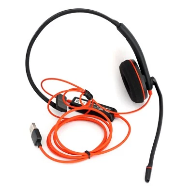 Plantronics Blackwire C3210 Mono Headset with Microphone USB-A for PC Teams etc - Image 1 of 4