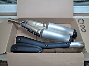 OEM Harley Davidson Sportster 1250 HARRH1250 Exhaust Headers Mufflers & Shield - Foto 1 di 8