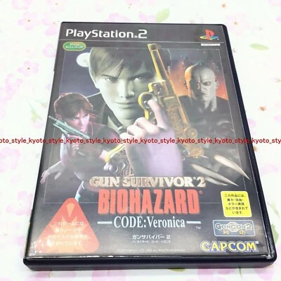 USED PS2 Gun Survivor 2 BioHazard Code Veronica 54104 JAPAN IMPORT - Image 1 of 3