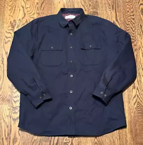 Chaqueta Line of Trade Para Hombres XXL Azul Camisa Aislada Cazadora Abotonada Tareas de Trabajo - Imagen 1 de 3