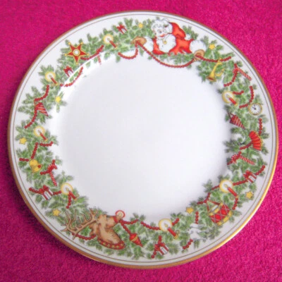 Fitz & Floyd (St. Nicholas) 10 1/4" DINNER PLATE(s) Exc (2 left)