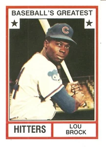TCMA 1982-7 LOU BROCK BASEBALL CARD - Picture 1 of 1