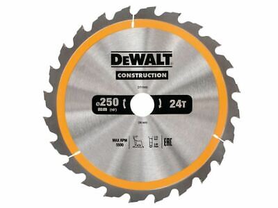 DEWALT Stationary Construction Circular Saw Blade 250 X 30mm X 24T • 24.19£