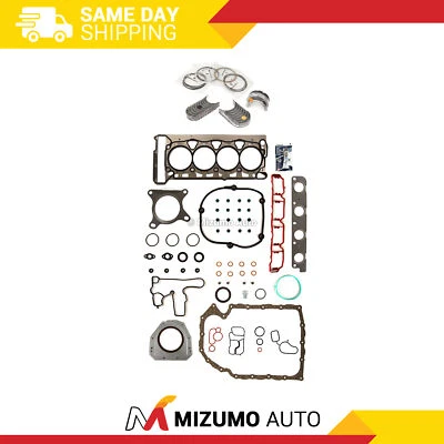 Full Gasket Set Bearings Rings Fit 08-09 Volkswagen GTI Jetta Passat Turbo 2.0L - Image 1 of 4