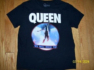 Queen Tee Shirt We Will Rock You Size Large - Picture 1 of 1