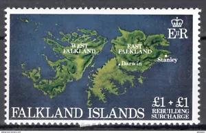 Falkland Islands 1982 set of stamps celebrate Reconstruction in unmounted mint - Picture 1 of 1