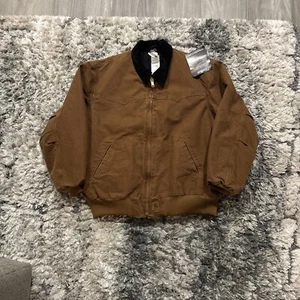 BNWT Carhartt J14 Santa Fe Jacket Quilted Flannel Men’s Size 3XL Brown BRN Y2K - Picture 1 of 12