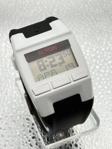 Nixon “The Comp” Digital Watch – Black & White – 38 mm – New Battery - Vibes! - Picture 1 of 7