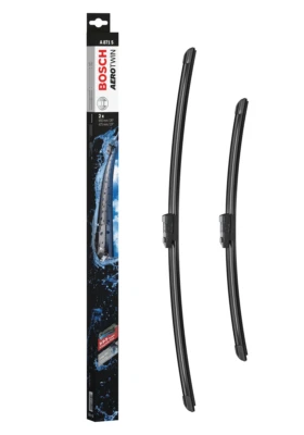 Tesla Model Y Front Wiper Blade Set Windscreen 2020 Onwards BOSCH AEROTWIN - Image 1 of 4