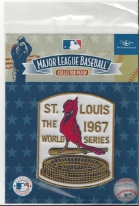 Camiseta deportiva 1967 de los St. Louis Cardinals Serie Mundial Campeones manga parche Champs logotipo - Imagen 1 de 1