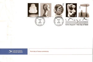 #3857-61  First Day Ceremony Program 37c Isamu Noguchi Stamps - Picture 1 of 1