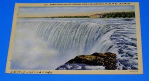 Vintage Postkarte - Hufeisenfälle von Niagara aus Kanada - 1945 nicht veröffentlicht - Bild 1 von 2