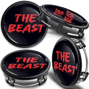 Kompatibel mit Mercedes Benz Radnabenkappen Alufelgen 75mm Beast Red - Bild 1 von 5