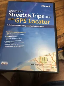 NEW Microsoft Streets and Trips 2006 Software 2 CD Set w/Booklet - Picture 1 of 2