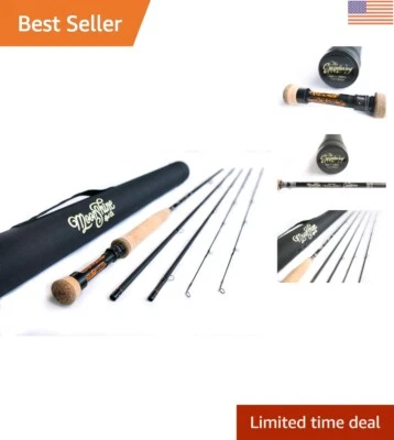 Lightweight 10.5ft Moonshine Fly Fishing Rod - Enhanced Sensitivity & Durability - Image 1 of 4
