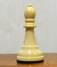 Combo of Paperweight Rook, Bishop & Pawn Chess Pieces in Box Wood