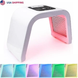 7 Farben PDT LED Licht Gesichtshaut Verjüngung Photonentherapie Lampe Schönheit Maschine - Bild 1 von 12