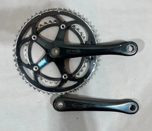 Cannondale CODA 175mm 53/39 Black Aluminum Road Bike Double Crankset EXCELLENT - Picture 1 of 6