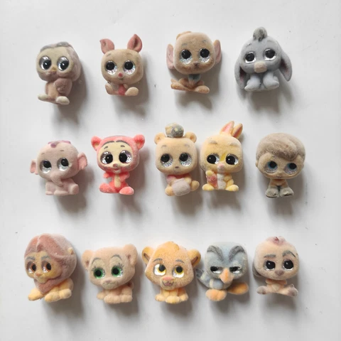 Disney Doorables Fuzzy Flocked Mini Figure Collectibles Rare Toys Gift loose Cover