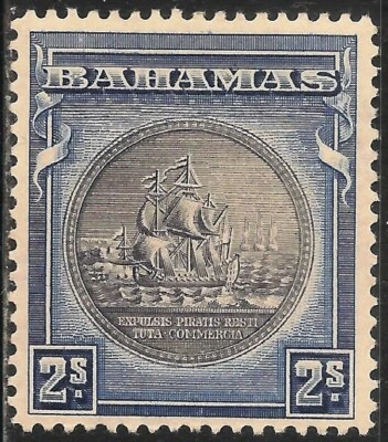 Bahamas #90 (SG #131b) VF MINT OG - 1931 2sh Seal of Bahamas (Without Dates) - Image 1 of 2