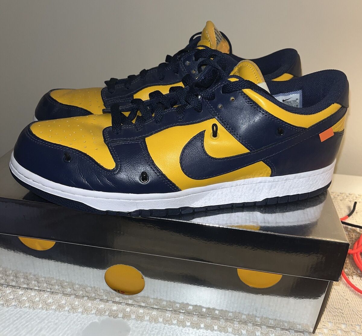 Nike Dunk Low x OFF-WHITE University Gold 2019 for Sale Nike Dunk Low x OFF-WHITE University Gold 2019 for Sale