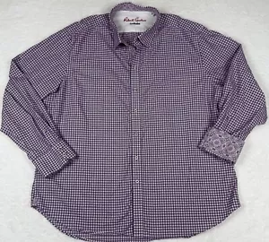 Robert Graham Shirt Men's 3XL Purple Exclusive Classic Fit Long Sleeve Button Up - Picture 1 of 12