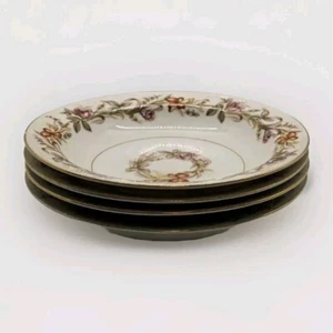 Sango China Japonesa Juego de 4 Aperitivos 5.5" con Decoración Floral - Imagen 1 de 3