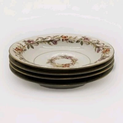 Sango China Japonesa Juego de 4 Aperitivos 5.5" con Decoración Floral Foto 1 de 3