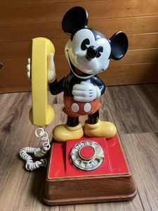 Vintage 1976 The Mickey Mouse Rotary Dial Telephone | American Telecommunication - Picture 1 of 13