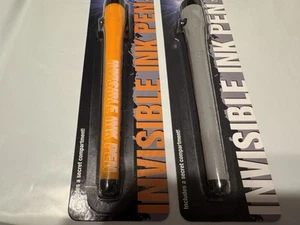 2 UV Messaggio Segreto, Penne Inchiostro Invisibile, Nuove in confezione di fabbrica - Foto 1 di 2