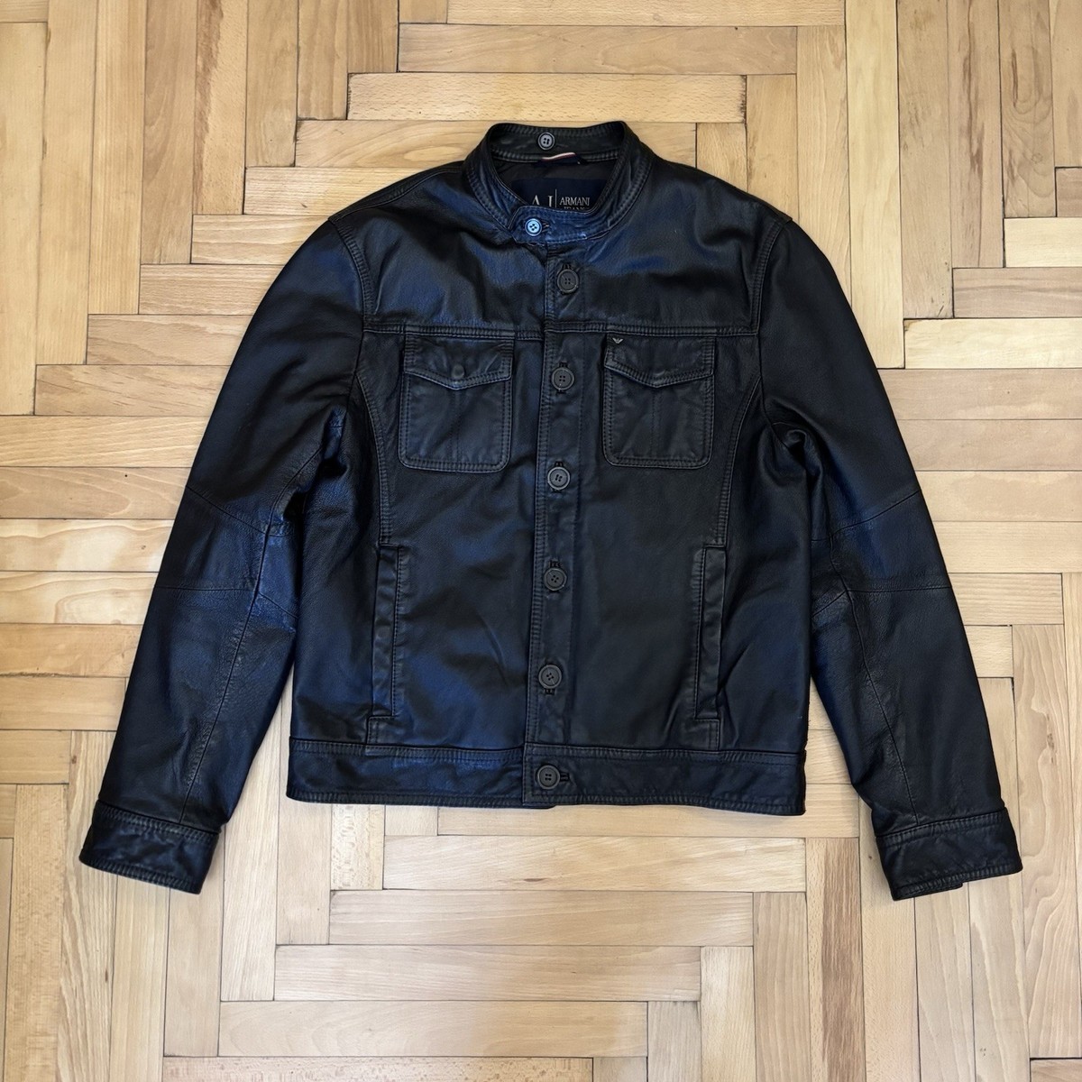 Armani Jeans Leather Outer Shell Coats, Jackets & Vests Armani Jeans Leather Outer Shell Coats, Jackets & Vests