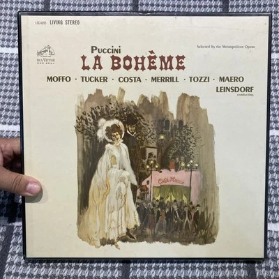 Puccini - La Bohème - Moffo Tucker Costa Merrill Tozzi Maero Leinsdorf Vinyl NEW - Image 1 of 4