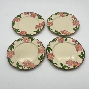 Vintage Franziskaner Wüstenrose Speiseteller 10,5" handbemalt Sammlerstück Set 4 - Bild 1 von 7