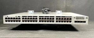 Cisco WS-C3850-48T-L 48 Port Gigabit Switch w/ C3850-NM-2-10G- Fast Shipping - Picture 1 of 5