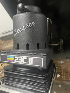 BESELER 23C II Ampliador LÁMPARA CONDENSADOR CASA con marco de fuelle de 4X5" - Imagen 1 de 8